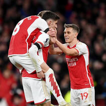 odegaard trossard and harvetz